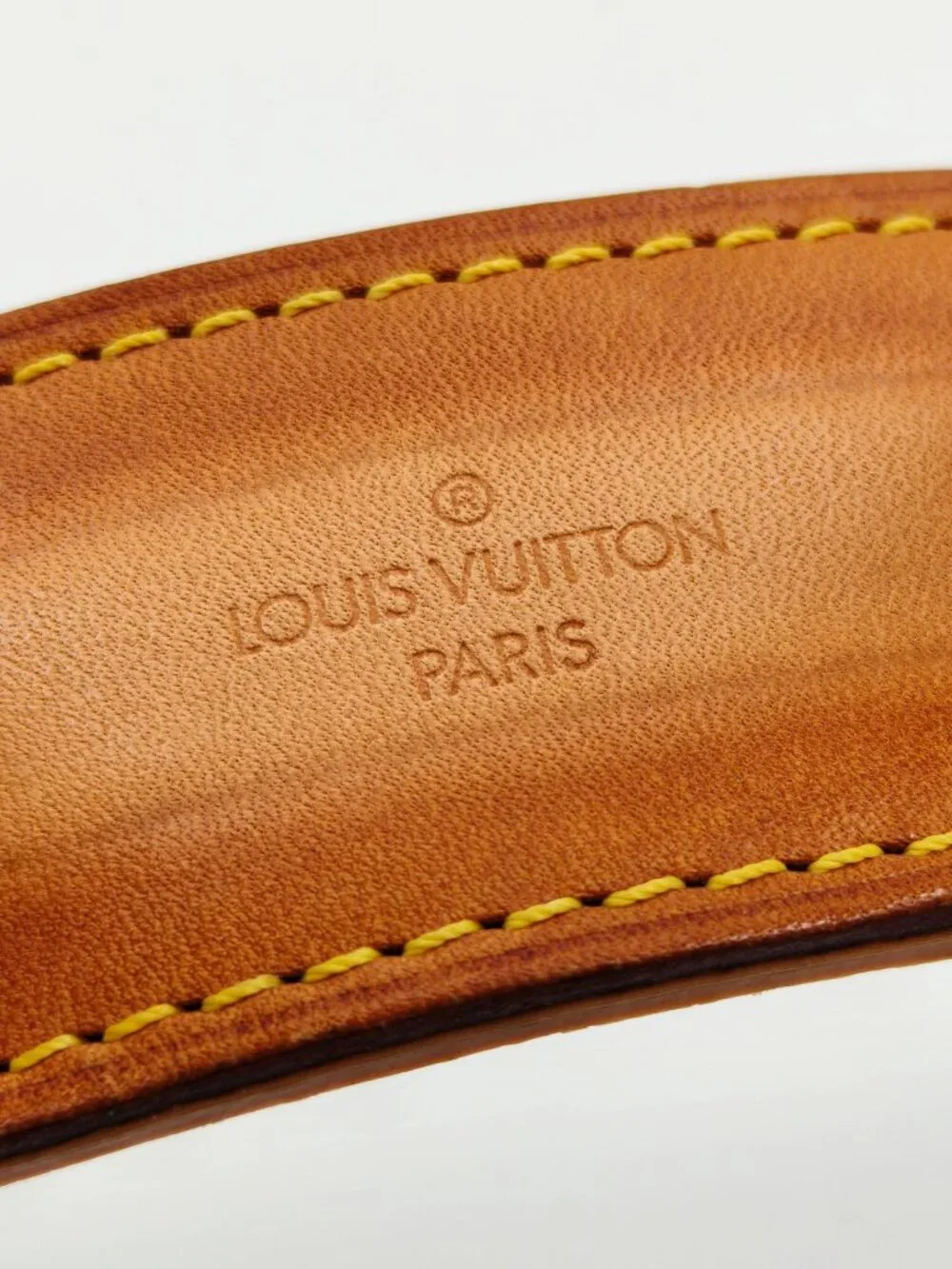 Louis Vuitton Monogram Boulogne 30 Shoulder Bag Brown Canvas Leather